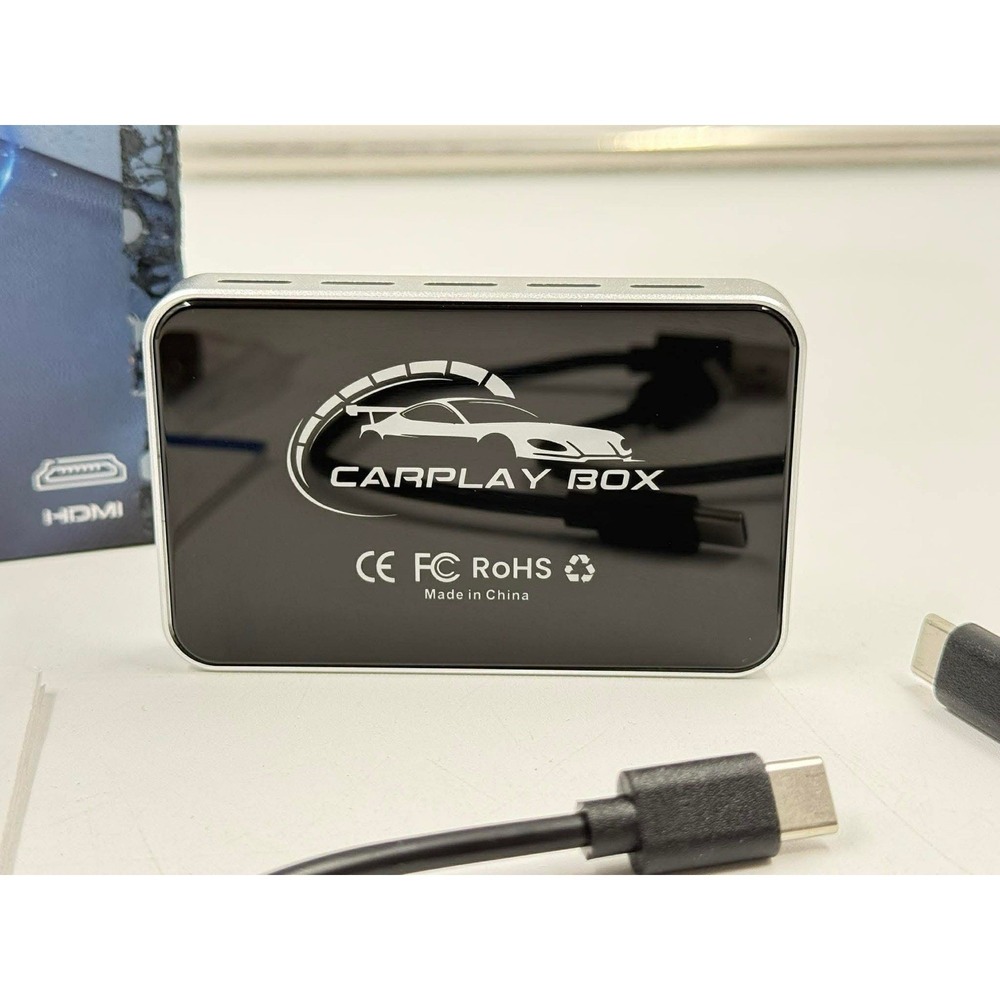 AI Box Wireless CarPlay&Auto Adapter-Plug&Play,Dual-Band WiFi,Bluetooth 5.0,4K V